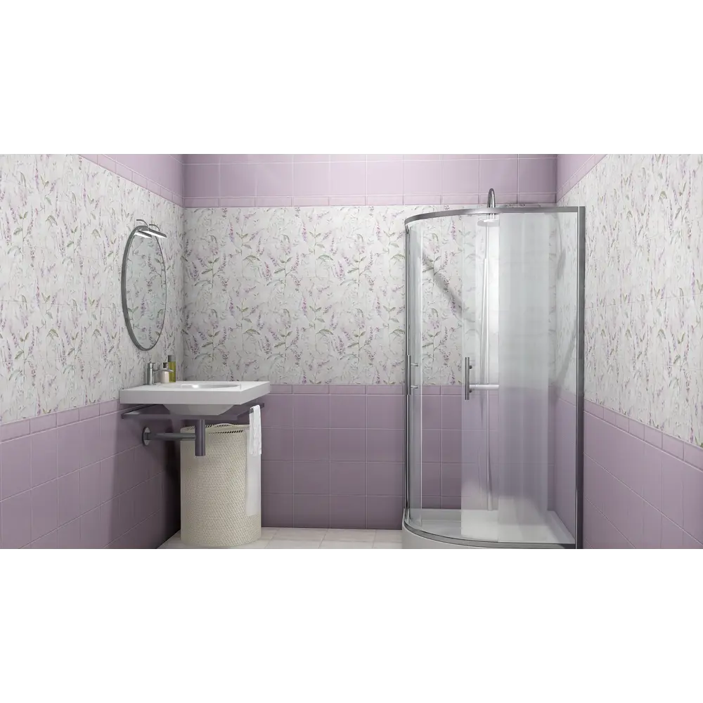 Комплект стеновых панелей ПВХ Сальвия 2700x250x8 мм 1.35 м² 2шт 86557949 STLM-2085868 КРОНАПЛАСТ  - Вид №4