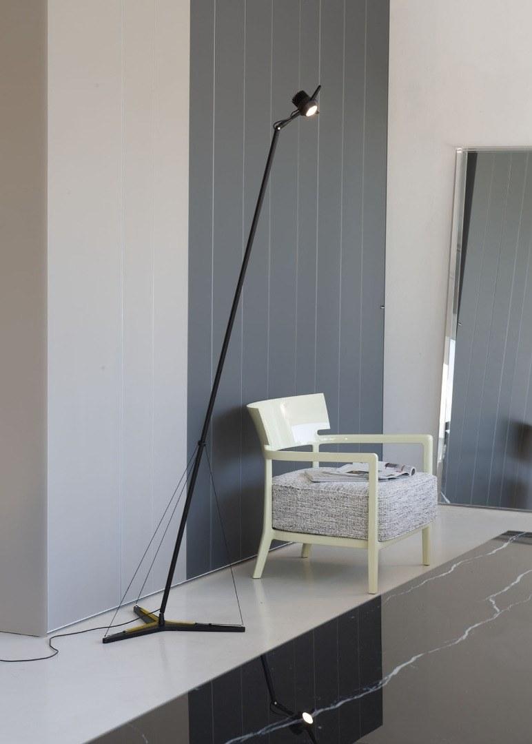 Martinelli Luce Регулируемый светодиодный торшер из алюминия  2302/ne  - Вид №3