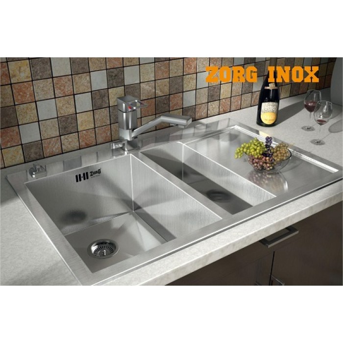 Zorg X-5178-2-L Мойка кухонная прямоугольная Zorg  - Вид №3