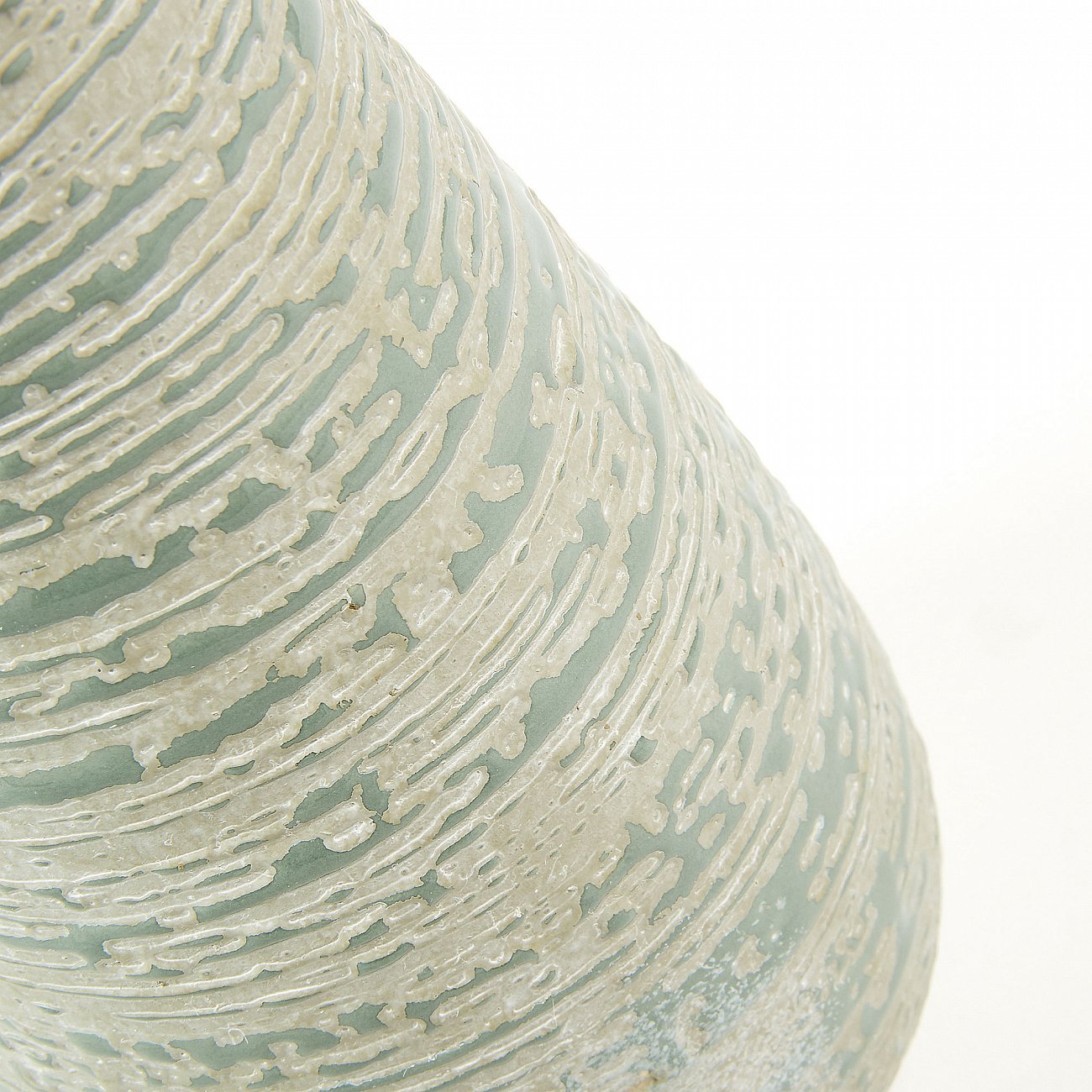 Ваза керамическая светло-зеленая 39,5 см Anael от La Forma LA FORMA ANAEL 343189 Зеленый  - Вид №1