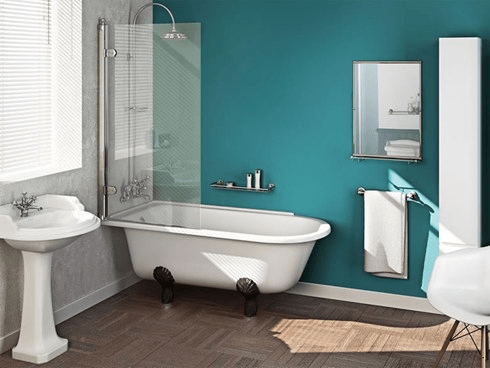 Ванна акриловая Hampton левосторонняя с ножками L3B Hampton Burlington E13, L3B - Вид №1