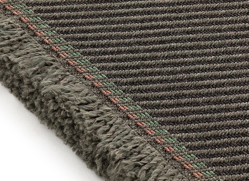 100028 Ковер GL Diagonal aloe-grey 200x300 см GAN Garden Layers - Вид №1