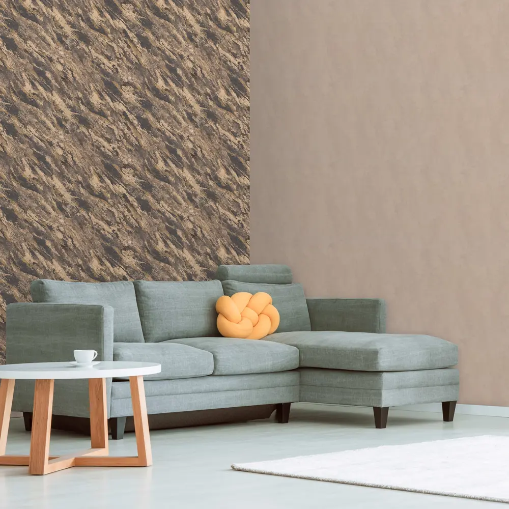 Флизелиновые обои DIAMOND Elbrus с текстурой тиснения в элегантном коричневом тоне 89361749 STLM-1365550 - Вид №3