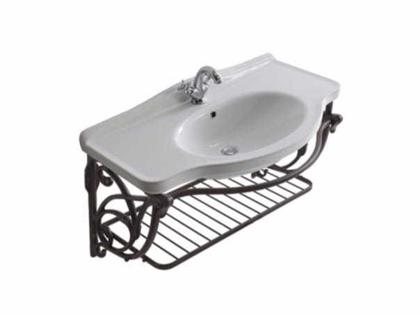 Алюминиевый подвесной одиночный умывальник Galassia ETHOS ARCH-00108921