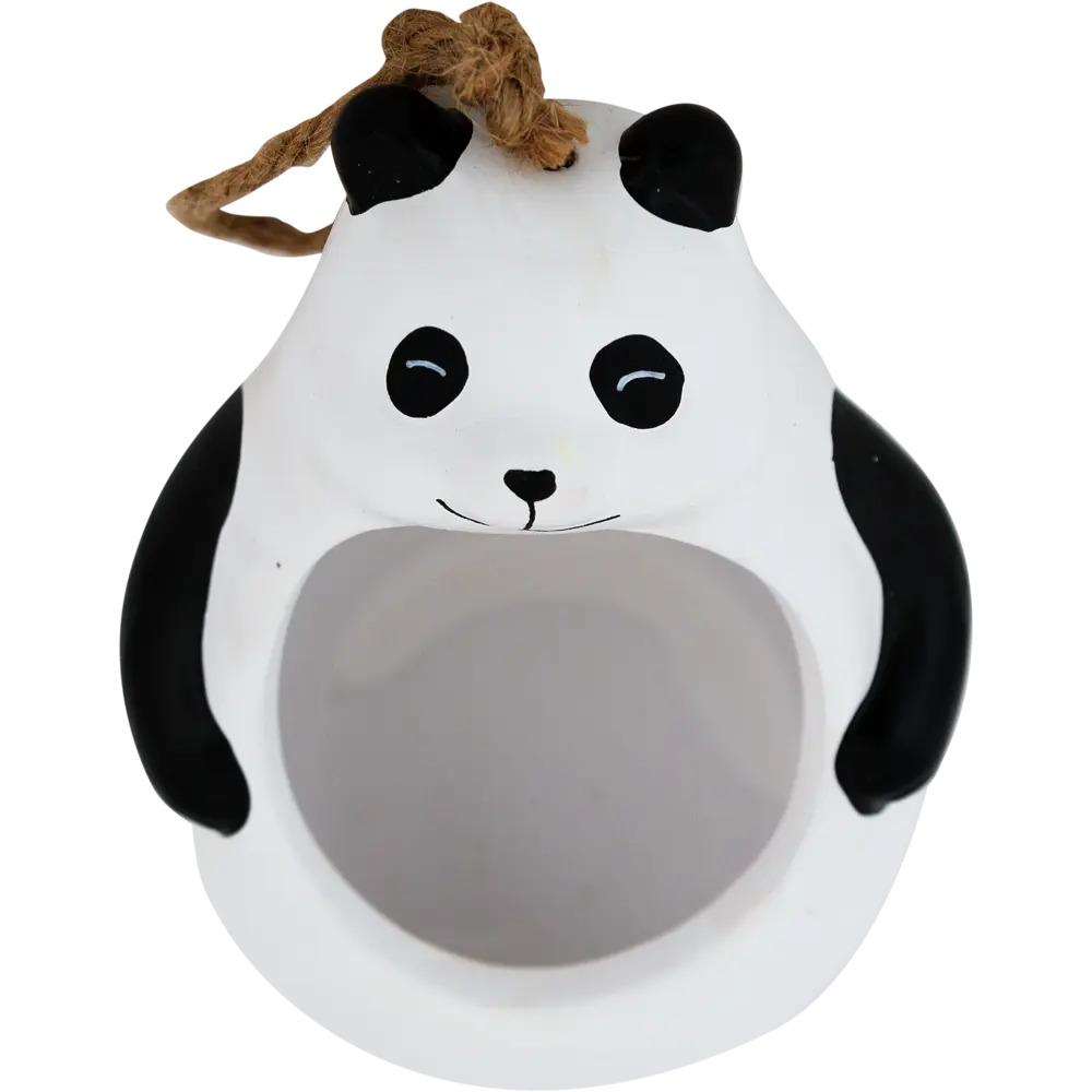 Кашпо-кактусник 10.5x10x13 см v0.15 л керамика чёрный/белый GARDMAX STLM-2126759 - Вид №3