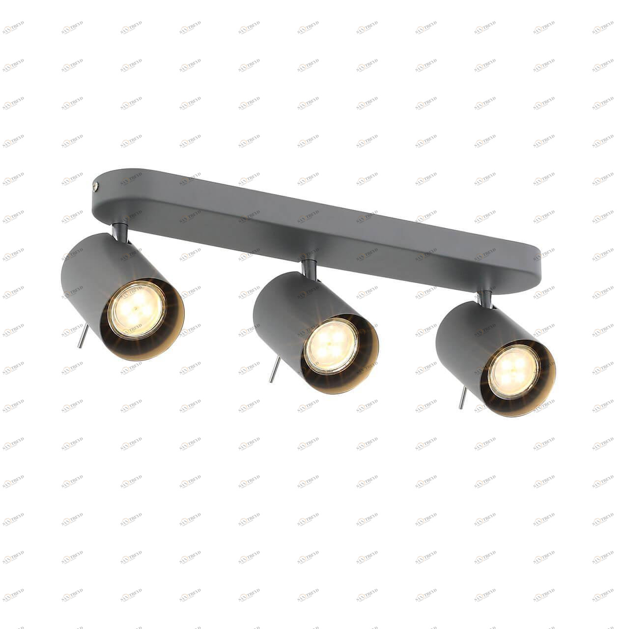 Спот потолочный светодиодный на 3 лампы серый Fanale SL597.701.03 ST LUCE FANALE 00-3924433 Серый 