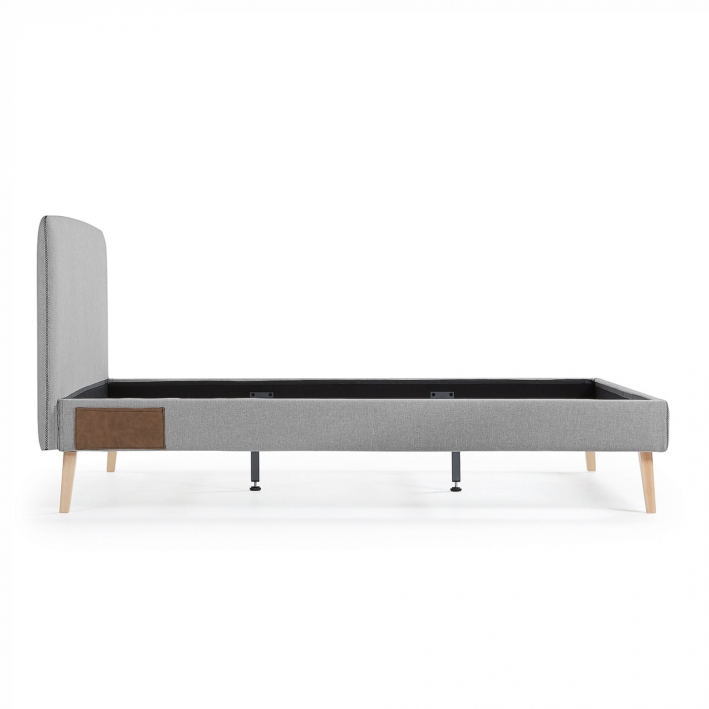 052356 Кровать Lydia 160х200 серая La Forma Dyla  - Вид №1