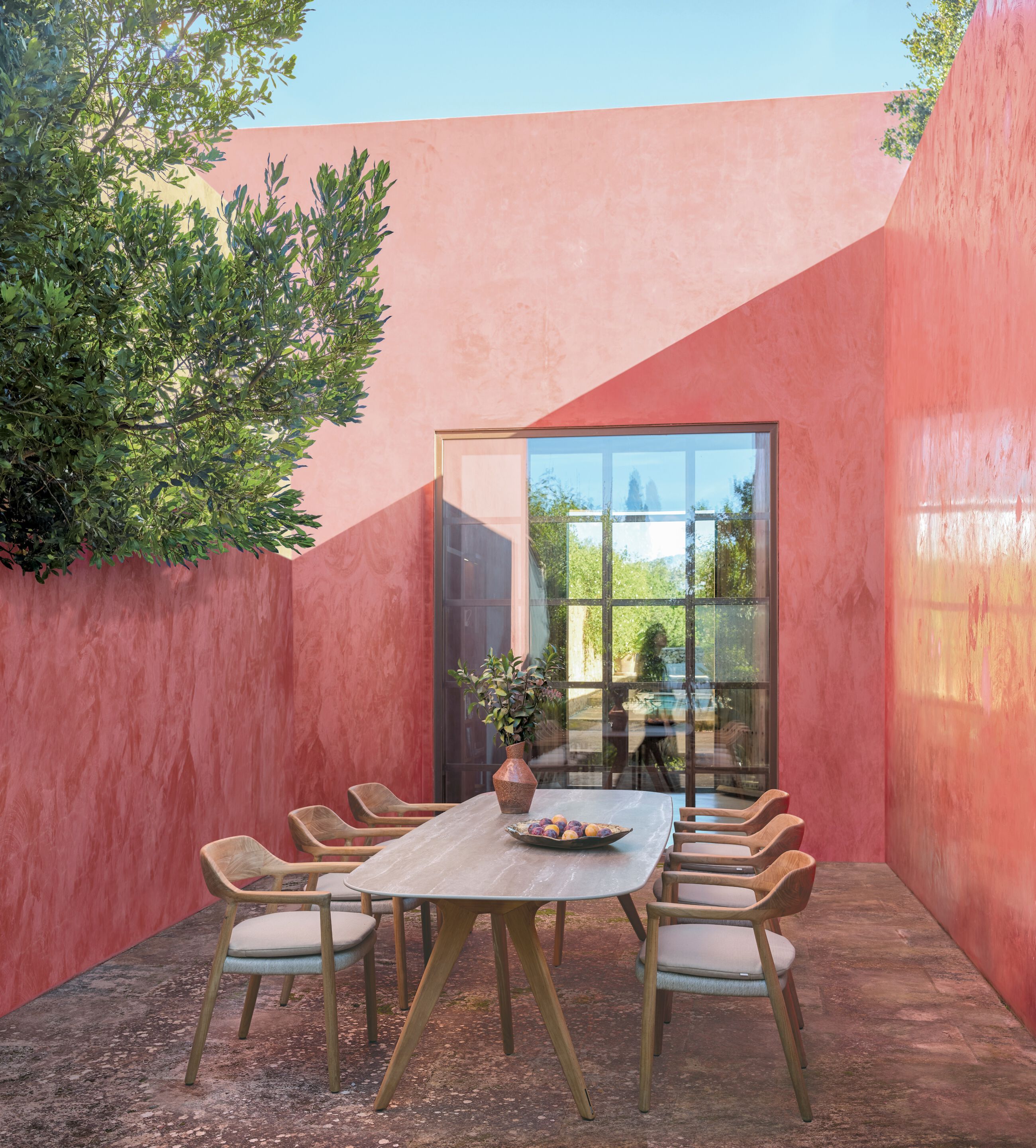 Керамический прямоугольный садовый стол MANUTTI Torsa ARCH-00001696 - Вид №4