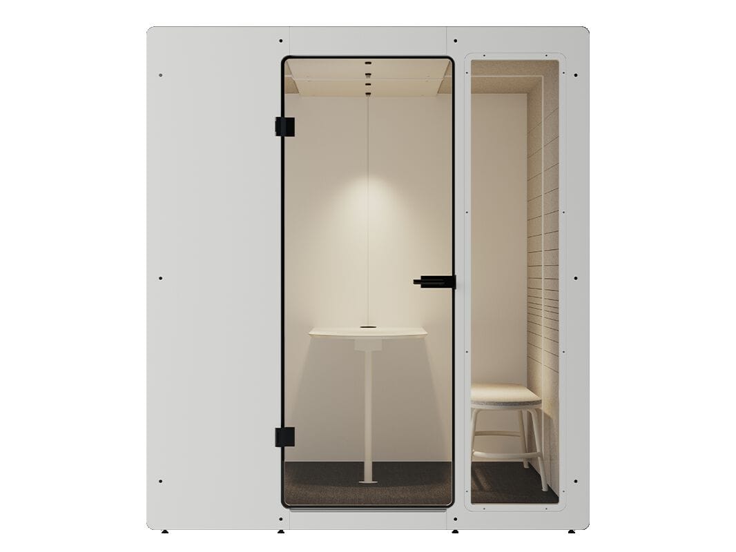 Акустическая офисная кабина со встроенным освещением IMPACT ACOUSTIC® CHATPOD 700 BENCH ARCH-00099467 - Вид №1