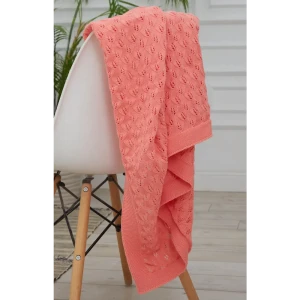 98259959 Плед Almaforhome July/теплроз, 160x90 см, трикотаж, цвет коралл STLM-1037962