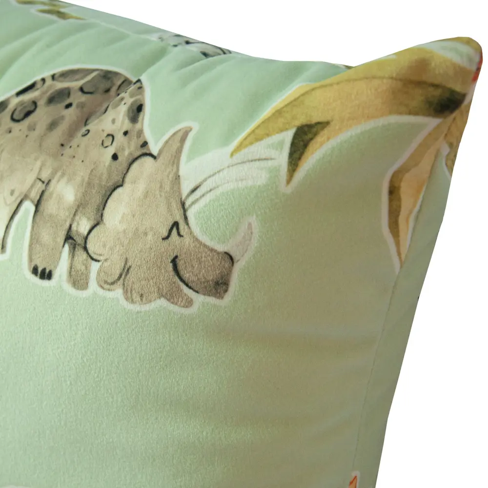 Декоративная подушка Seasons Динозавры 40x40 см цвет зеленый STLM-2018504 - Вид №2