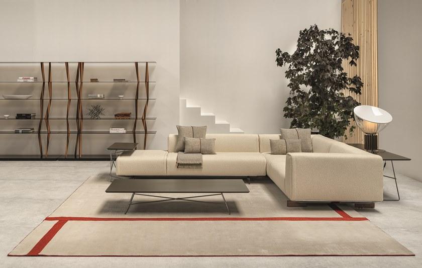 Casamania & Horm Двусторонний открытый книжный шкаф из дерева и стекла Sendai sun-id-1428943 - Вид №3