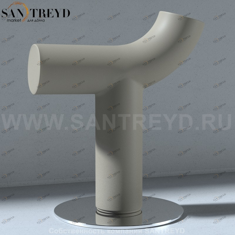 470181 Табурет “Cow” в комплекте с стальным основанием Kerasan Artwork