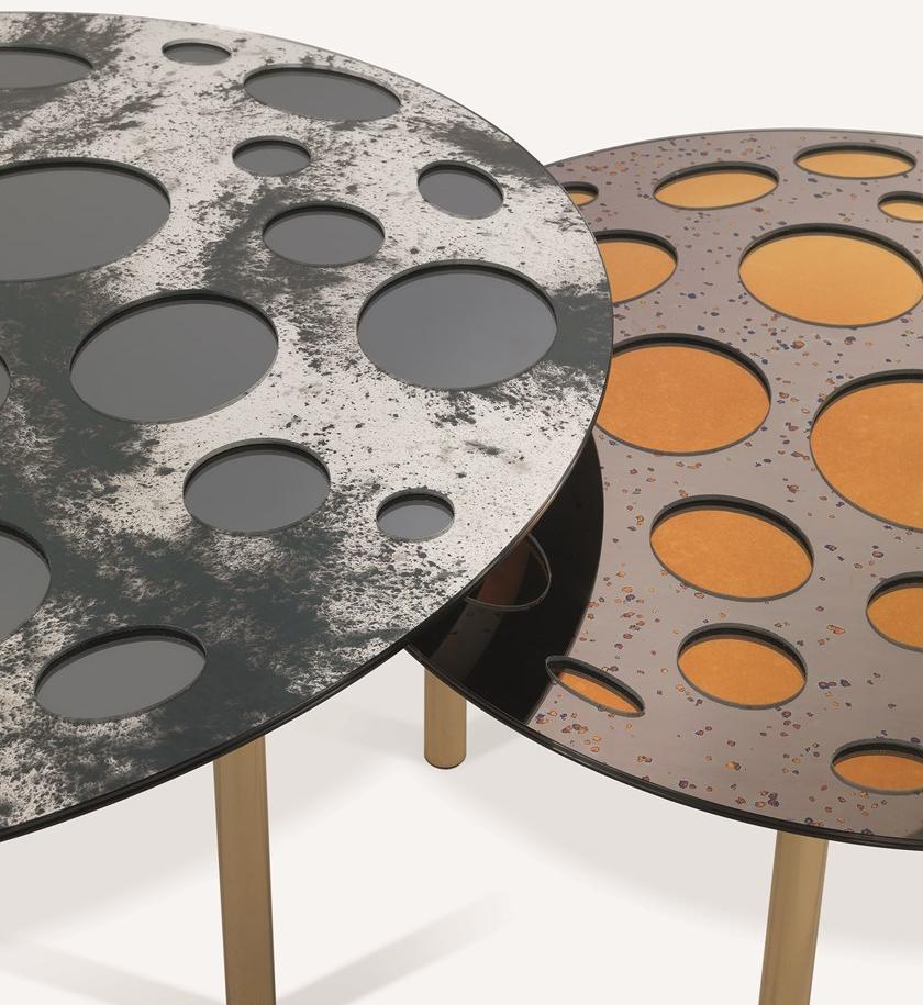 JCP UNIVERSE Низкий круглый металлический журнальный столик sun-id-1471855 - Вид №2