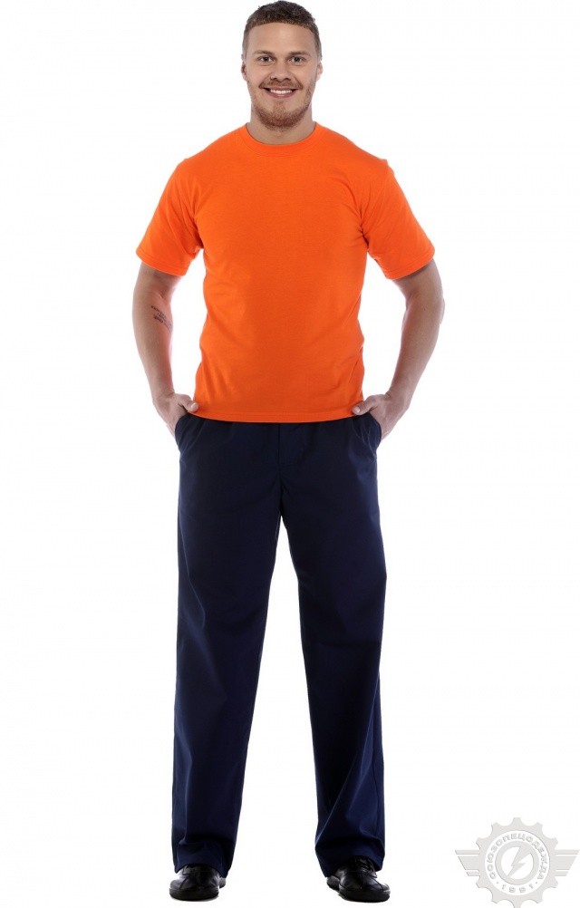 4958211 Футболка оранжевая  Одежда для официантов  размер S (44-46) Спецодежда  - Вид №8