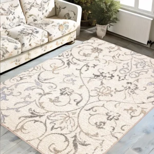 91608449 Ковер Agnella Eco Top Garland Beige прямой 160x230 см полипропилен STLM-1066015