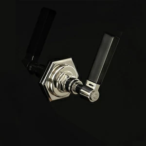 Кран запорный “COLD ” ADJBL1160C/NK Devon Devon JUBILEE BLACK LEVER