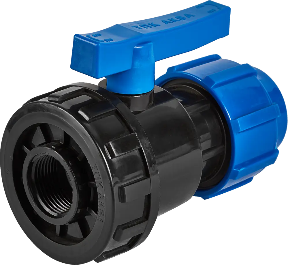 Шаровой кран Политэк 1" для систем водоснабжения 82382744