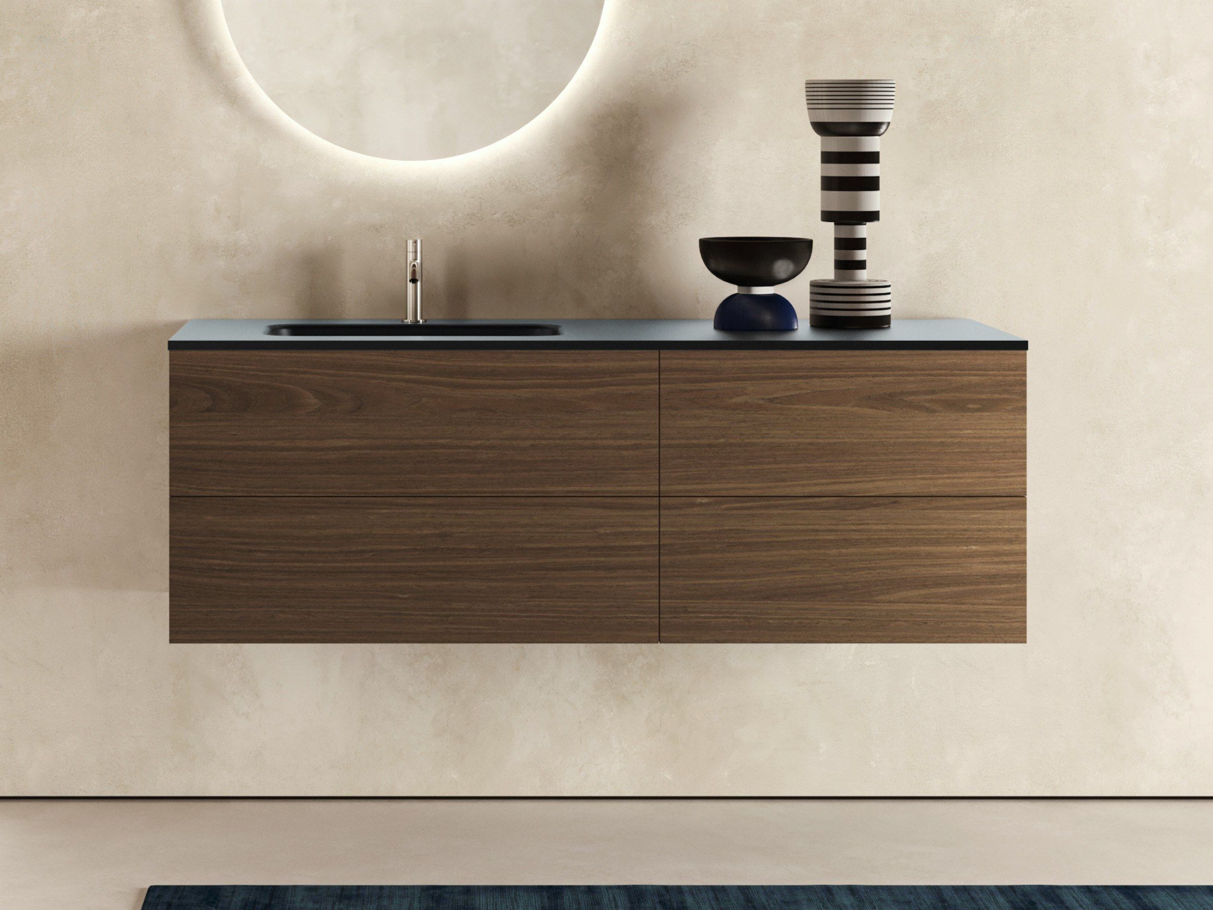 Деревянный подвесной умывальник Moab блок ARCH-00069709