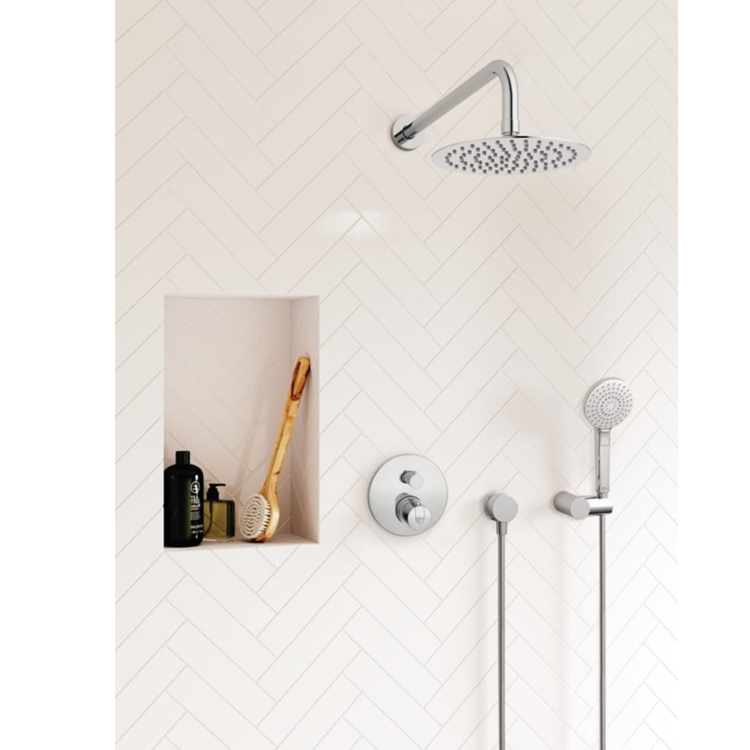 BD006XC Промо-набор 6 в 1 «ВСЕ для встройки с термостатом CERATERM Ideal Standard CERATHERM 100 NEW  - Вид №8