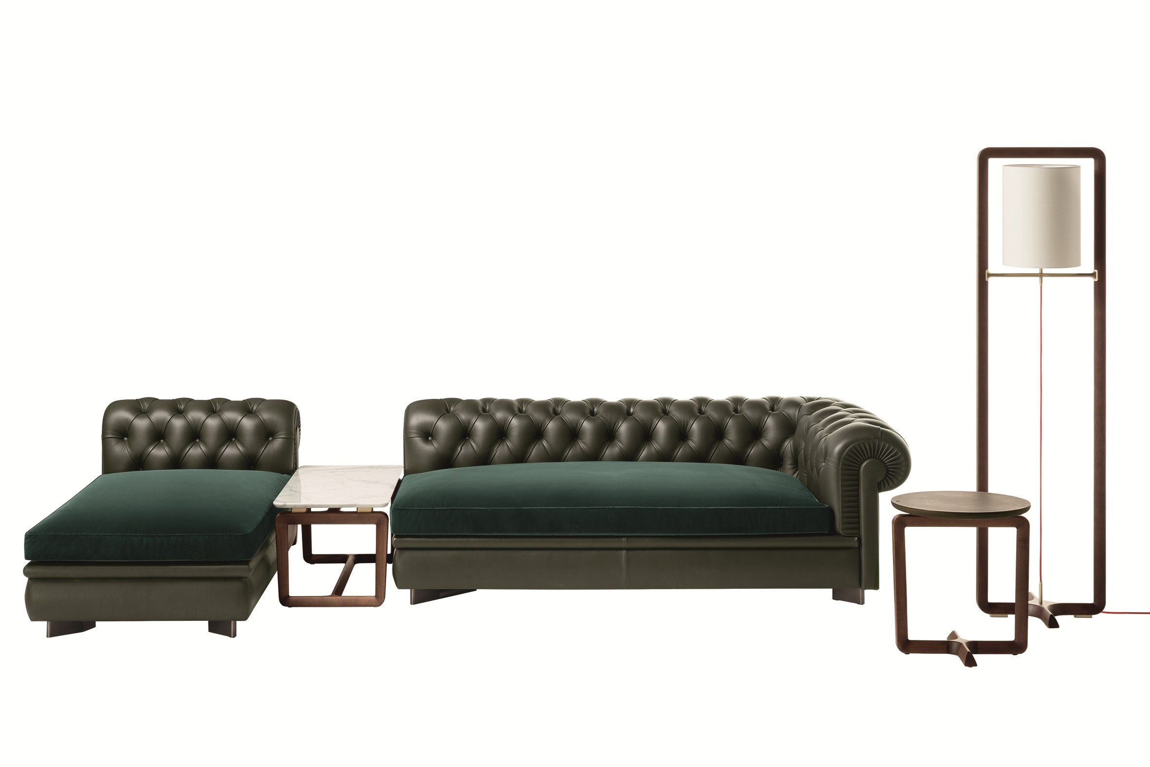 Капитонный диван Poltrona Frau коллекция - диваны и кресла ARCH-00000847 - Вид №3