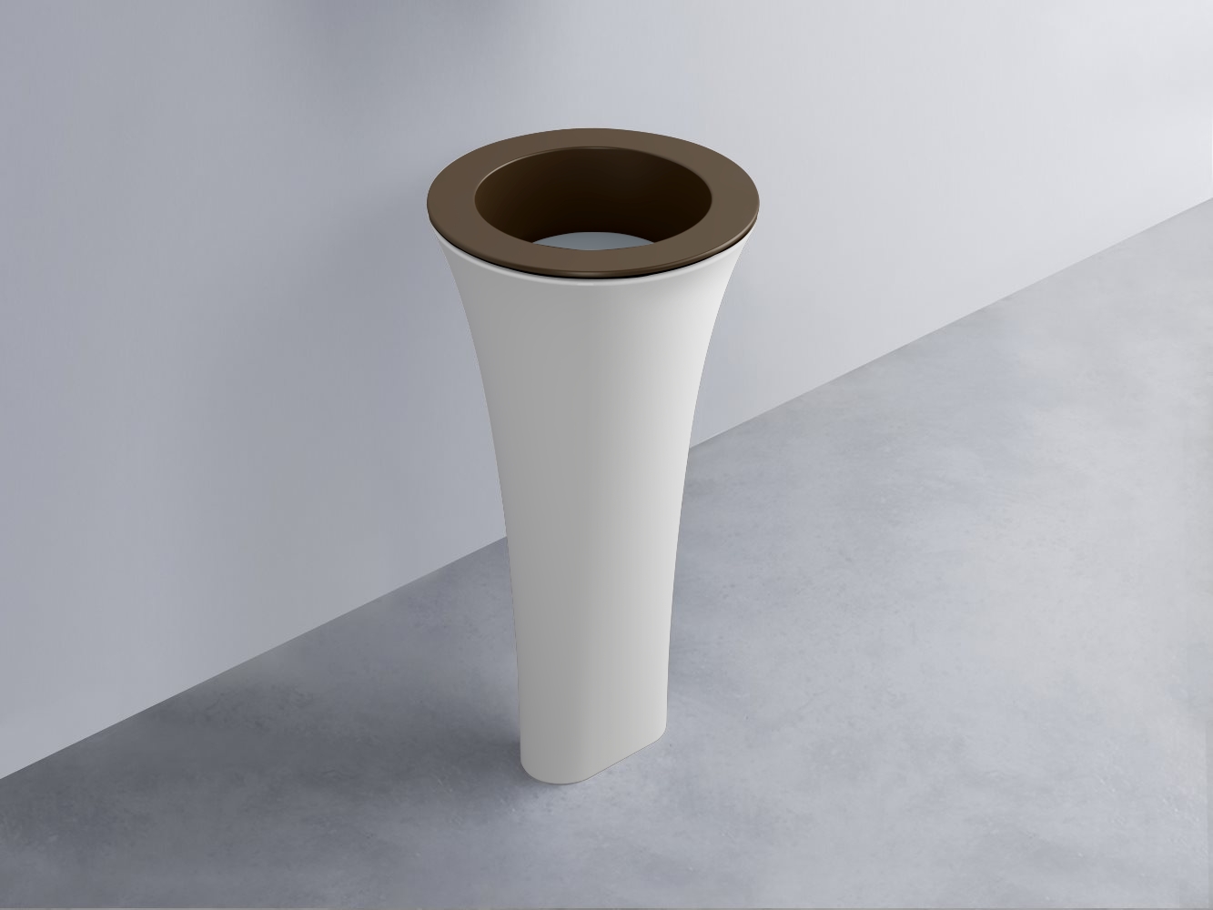 AMLA45-CA+AMPILT-BR+AMCOLT-BL Раковина Amedeo Tondo отдельностоящая cielo Enjoy + Amedeo Ceramica Cielo