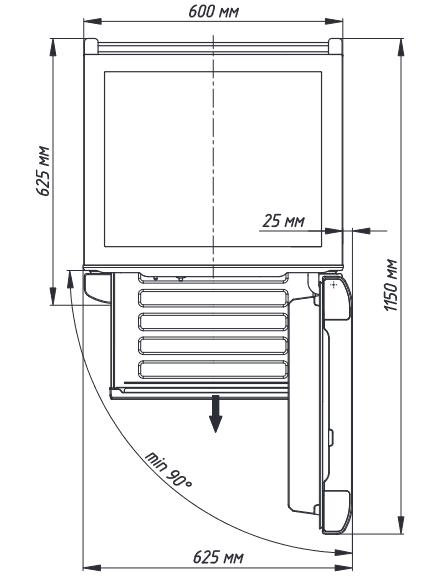 5059656 Холодильник с морозильником   Бирюса M6041 серый STDN-0118648 - Вид №12