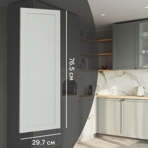 Фасад кухонный Кинель Konsensa из массива ясеня серо-зеленый матовый 89398698