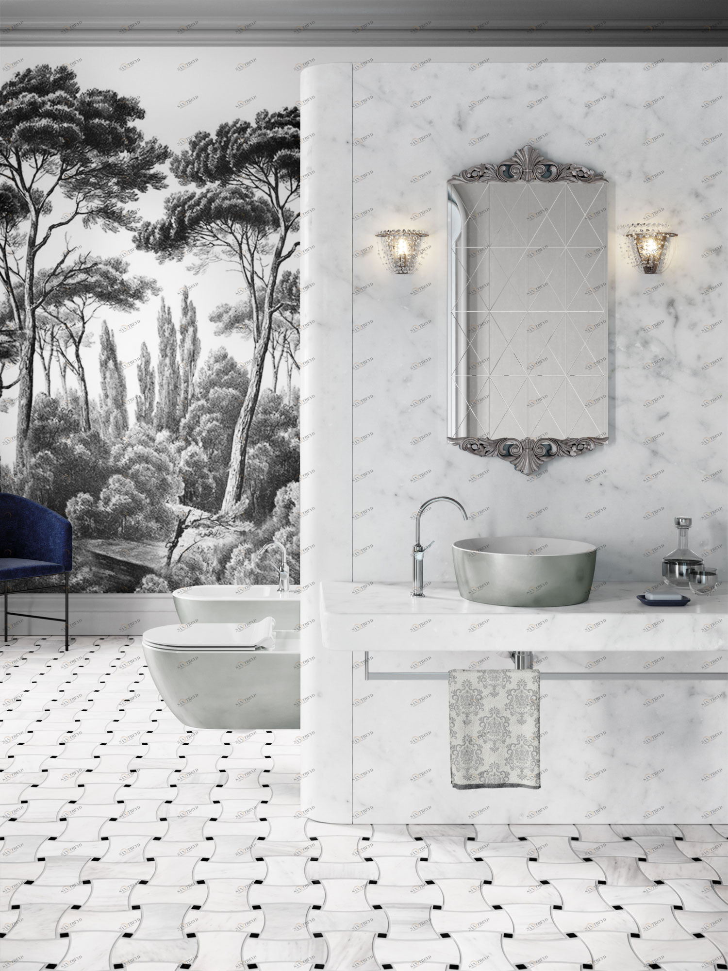 881555 Подвесной унитаз настенный Белый GSI ceramica  Италия 