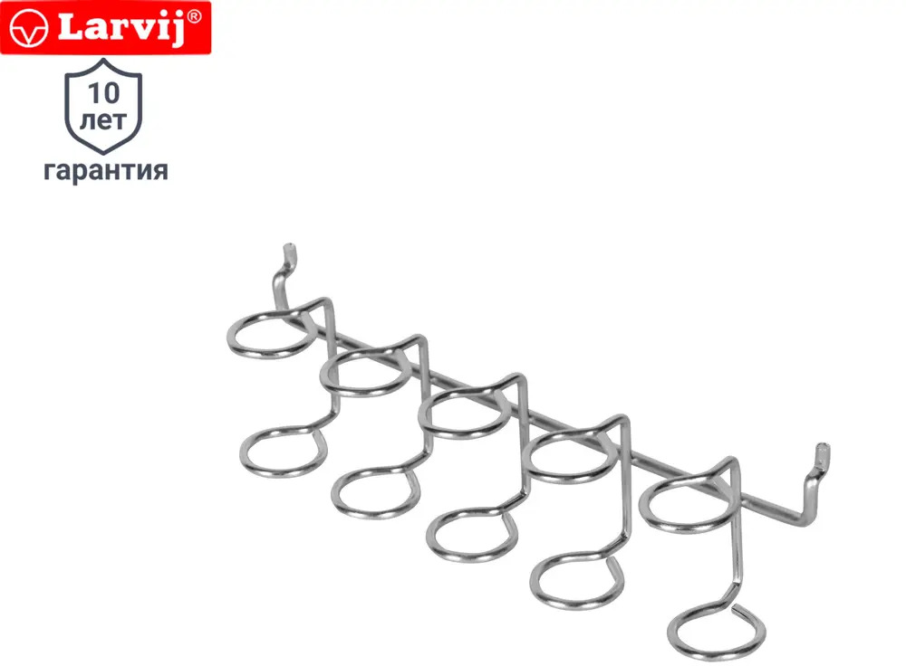 LARVIJ Хромированный крючок для инструментов в гостиную 82285496