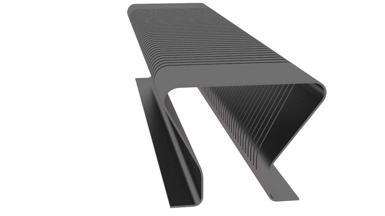 Стальная скамья без спинки CITYSì Zen ARCH-00078021 - Вид №7