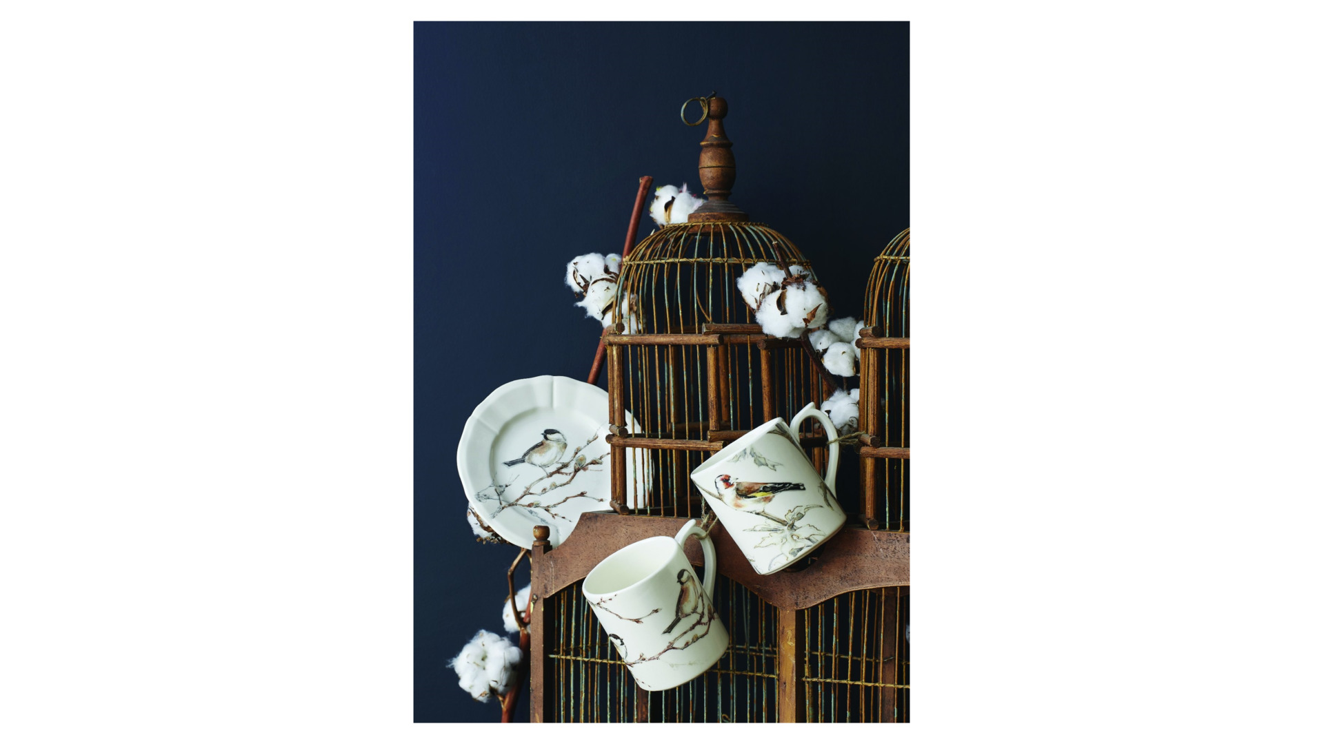 10667986 Gien Кружка Gien Лесные птицы Щегол 300мл, фаянс Фаянс  - Вид №4