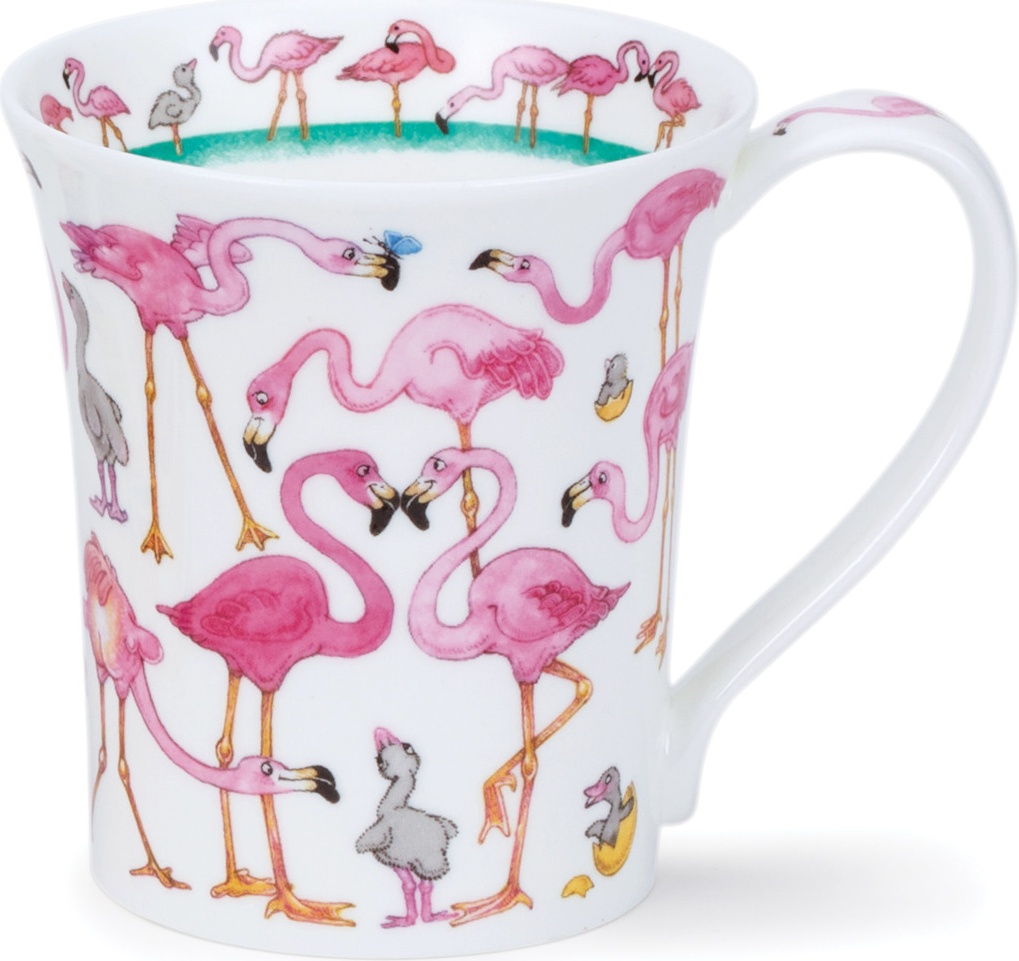 10675873 Dunoon Кружка Dunoon Фламинго.Джура 210мл, фарфор Фарфор костяной 