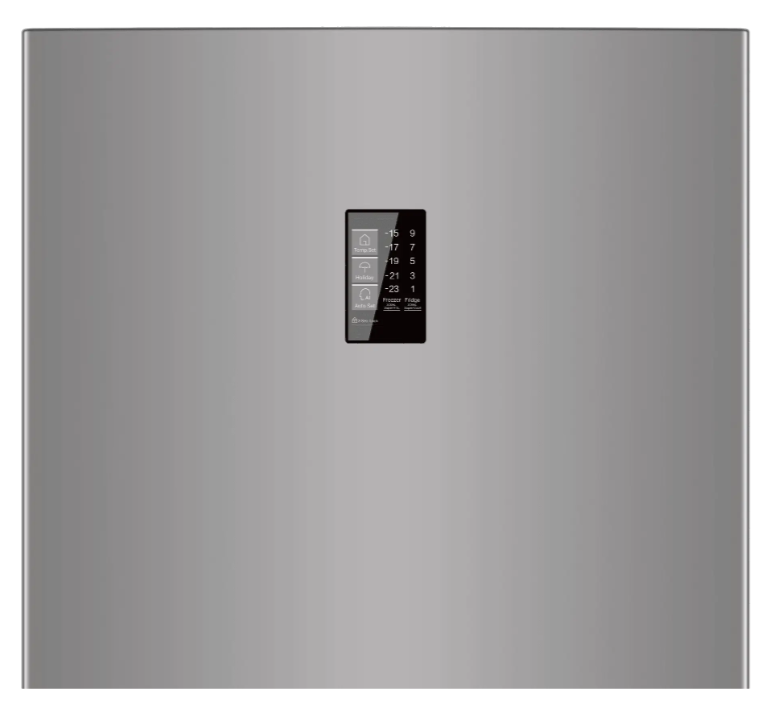 9248214 Холодильник с морозильником   Candy CFN6185SDC серебристый STDN-0058004 - Вид №5