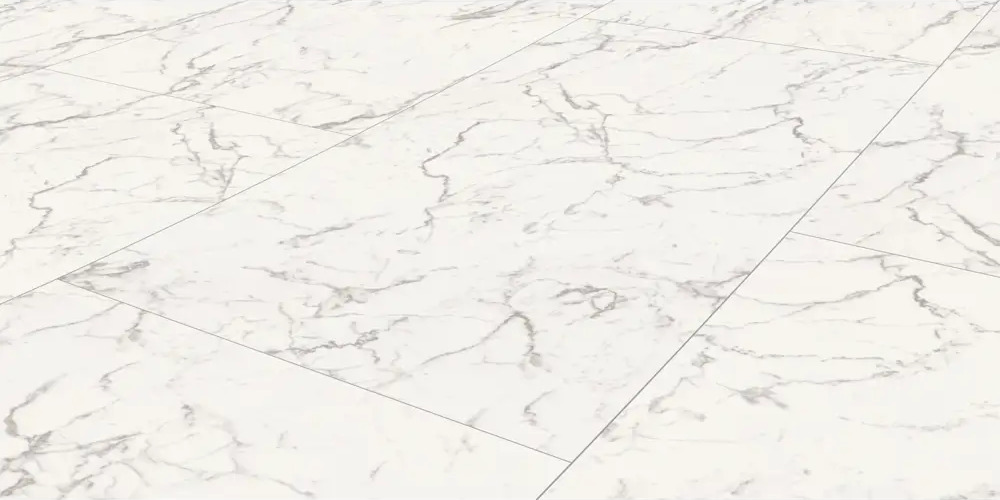 91001620 SPC плитка Thefloor Stone Carrara Marble 33 класс толщина 6 мм 1.92 м², цена за упаковку STLM-0892150