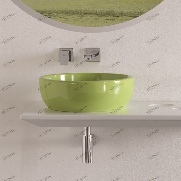 31TO Накладная раковина на столешницу  овальная Olympia Ceramica 