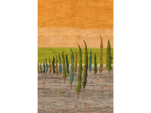 Прямоугольный шерстяной ковер