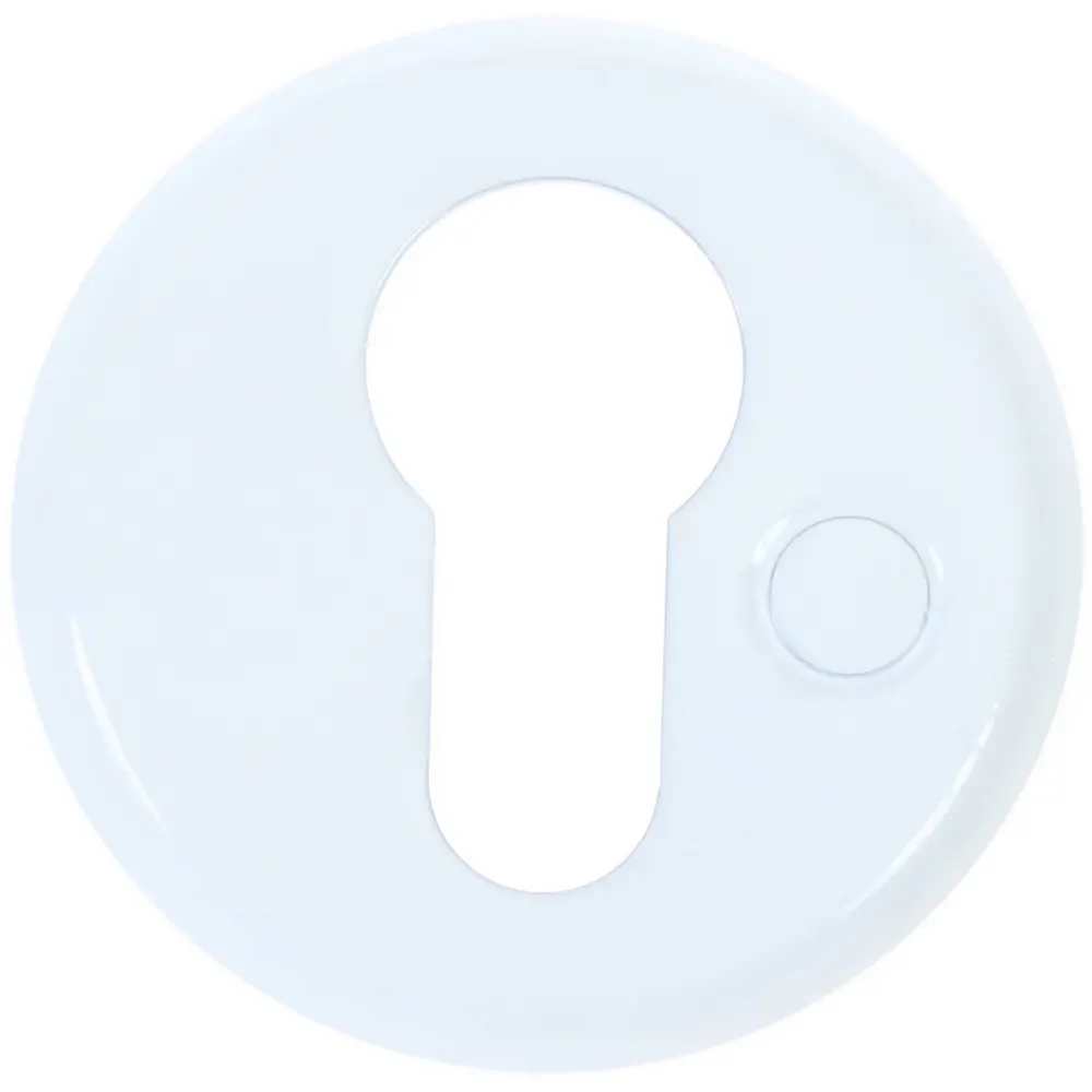 Дверные накладки Фабрика замков Е 002 белый алюминий 18809246