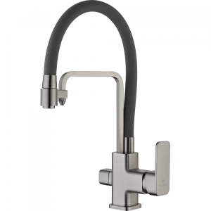 GZ 12026GH Смеситель для кухни с подключением к фильтру с питьевой водой Ganzer Сатин