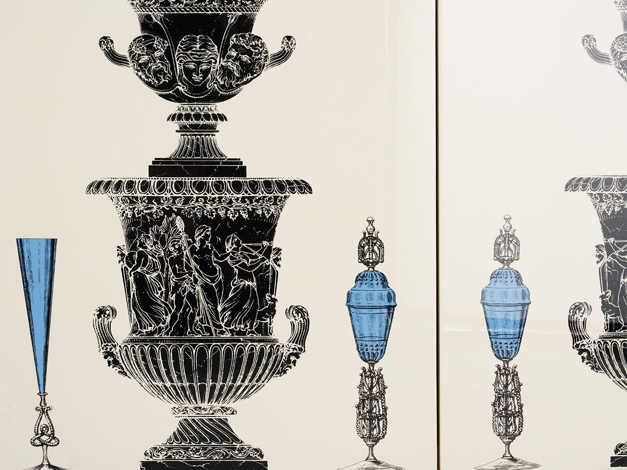 Многогранный буфет Fornasetti вазы ARCH-00084616 - Вид №5