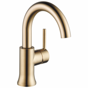 559HA-CZ-DST Смеситель для ванной с высокой дугой с одной ручкой Delta Faucet Trinsic Шампанское бронза
