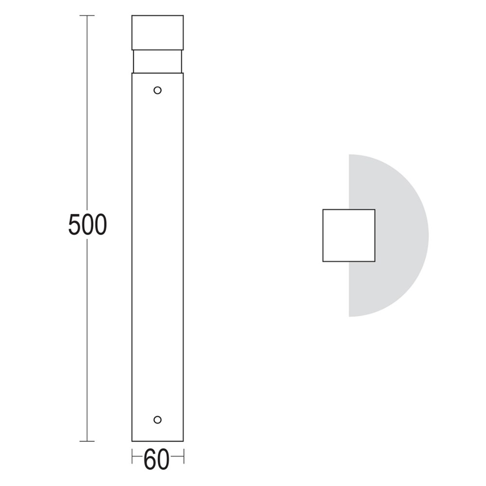 MiniQuadro 500 Ghidini Quadro .05 Темно-Cерый (Матовый) - Вид №1
