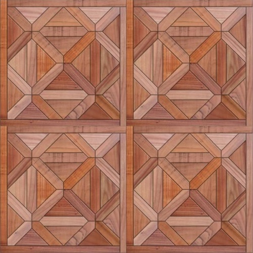 Модульный паркет Da Vinci Ализе Вишня Натур (Гладкая) 780х780 мм 2600600079 - Вид №1