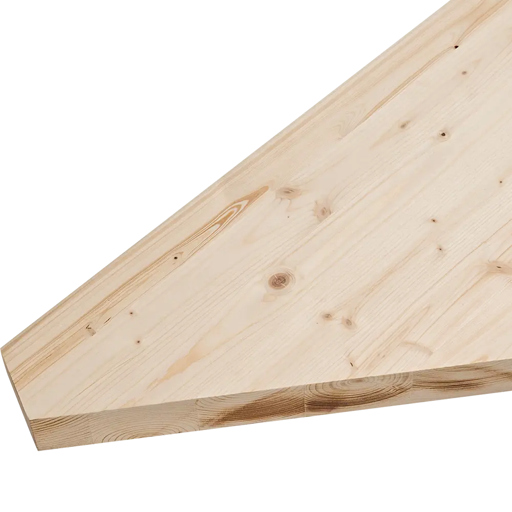 Ступень угловая 40x500x1006 мм хвоя сорт Оптима цвет натуральный Santreyd STLM-2004318 - Вид №1