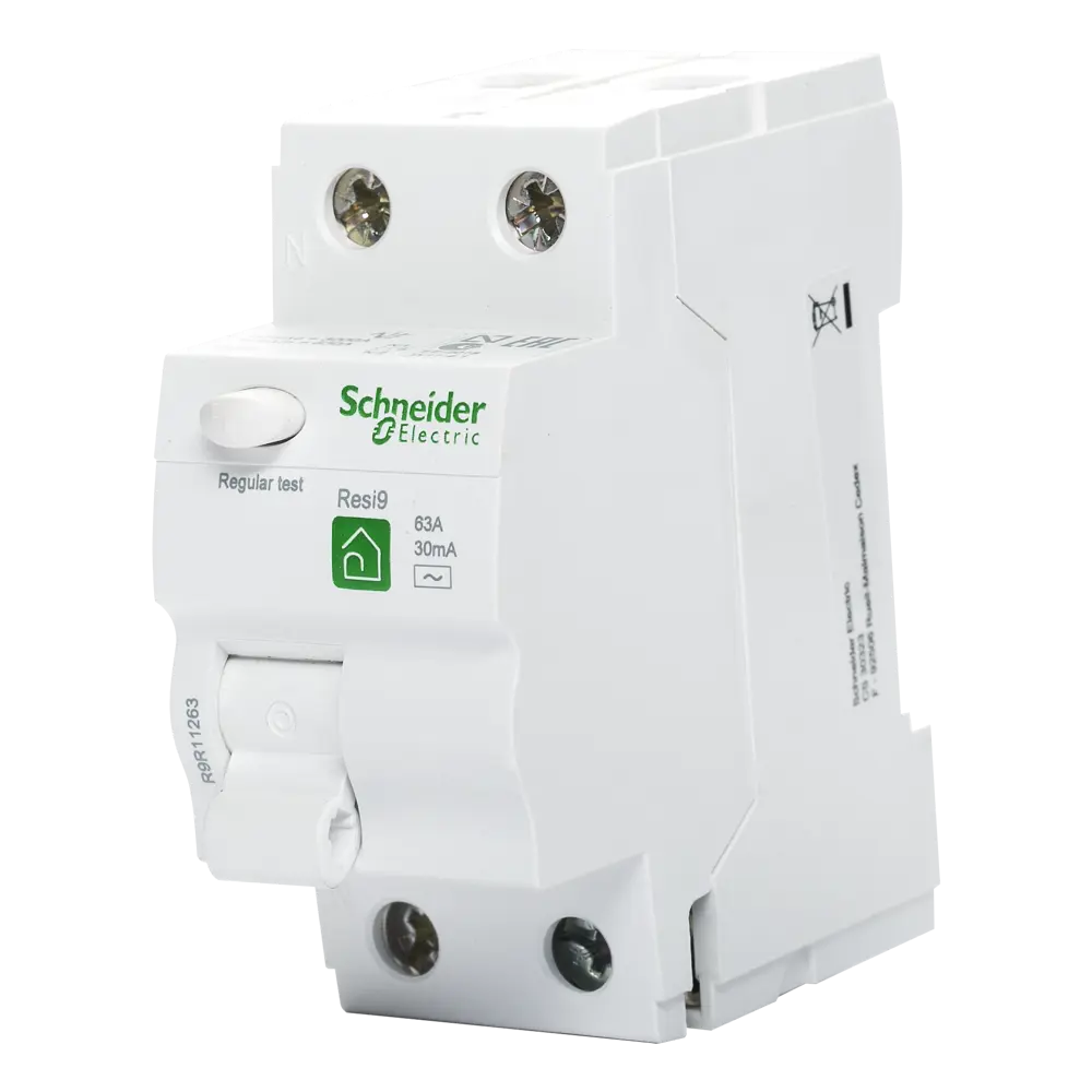 УЗО Schneider Electric Resi9 2P N 63 А 30 мА АC 16615317 STLM-2013082  - Вид №5