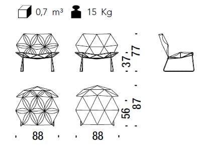 Кресло с салазками MOROSO Antibodi ARCH-00099316 - Вид №10