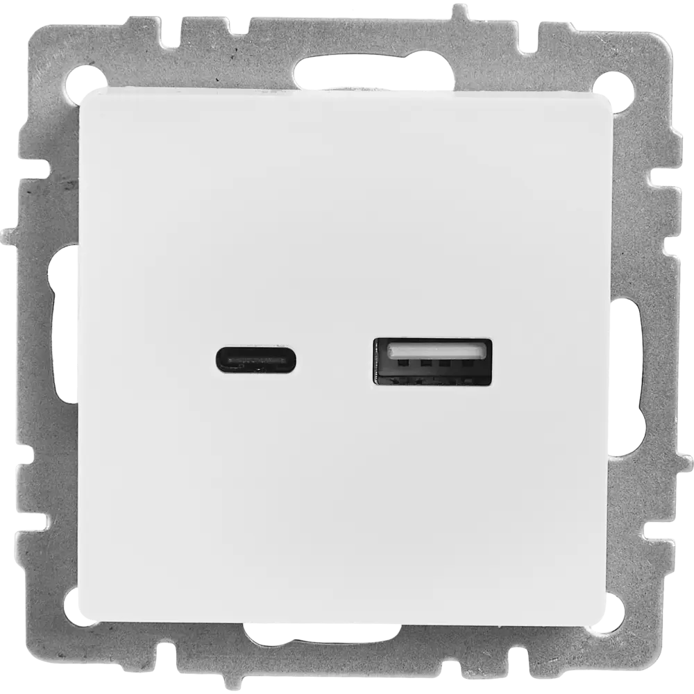 USB-розетка IEK Brite для скрытого монтажа 87761519 STLM-1353843