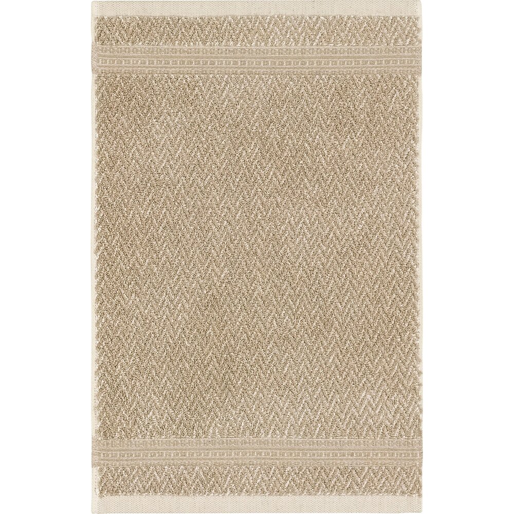 LEI_444_71_50 Полотенце 50/30 бежево-сливочный, 80%хлопок 20%лен махра LEITNER Santreyd 