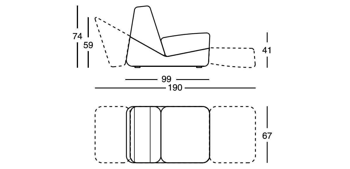 Кресло / шезлонг Zanotta GALEOTTA ARCH-00076650 - Вид №7