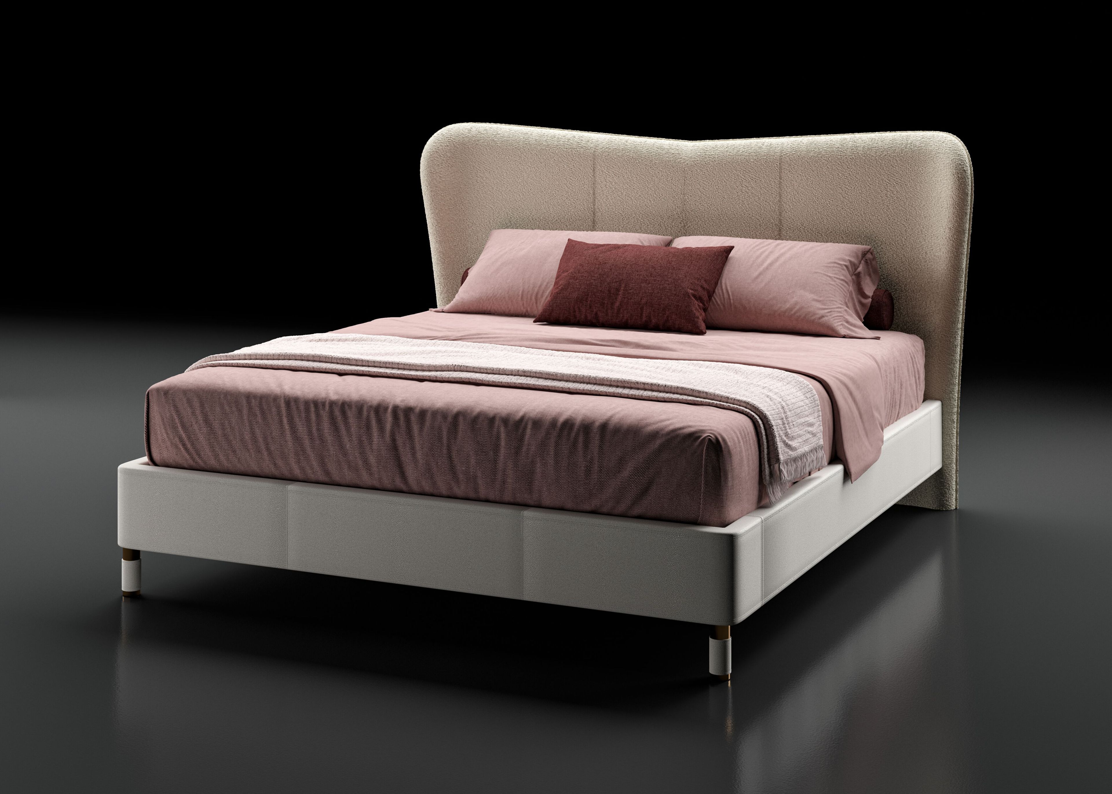 Двуспальная мягкая кровать Former In Italia MONOLITH ARCH-00127786 - Вид №1